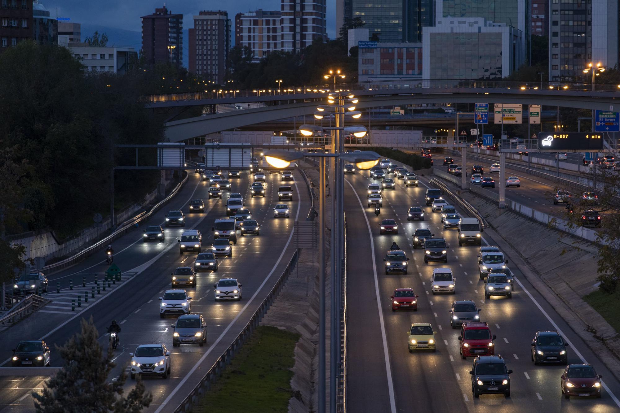 Trafico Madrid M30 2